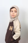 Çocuk İpli Taş Balaclava Triko Bere / Başlık