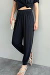 Kadın %100 Modal Antrasit Jogger Pantolon