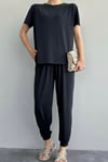 Kadın %100 Modal Antrasit Jogger Pantolon
