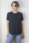 Kadın %100 Modal Lazerkesim T-Shirt