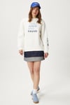 Kadın Amor Nakışlı Ekru Mavi Sweatshirt