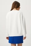 Kadın Dress Nakışlı Ekru Mavi Sweatshirt