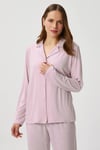 Kadın Efsa Puantiye Extra Soft Lila Pijama Takımı