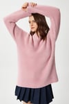 Kadın Fluffy Yumuşacık Gülkurusu Triko Kazak