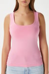 Kadın Glossy %100 Pamuk Pembe Bluz