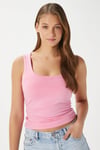 Kadın Glossy %100 Pamuk Pembe Bluz