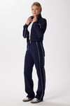Kadın Lexi İçi Polarlı Şeritli Lacivert Alt Üst Eşofman Takımı