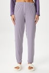 Kadın Ready Ekstra Soft Bisiklet Yaka Lila Pijama Takımı