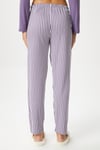 Kadın Ready Ekstra Soft Bisiklet Yaka Lila Pijama Takımı