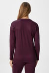 Kadın Secret Extra Soft Lacivert Bordo Çizgili Pijama Takımı