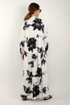 Prive Kadın Auro Maksi Boy Viskon Siyah Katlı Uzun Yazlık Elbise