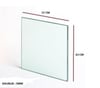 CAM DAMPERLİ 63X57CM ÇİFT CAM 5MM KONVEKSİYONEL FIRIN