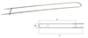 PİZZA FIRIN REZİSTANSI 1250W 230V 8,3MM (960*890*105MM) (R2031)
