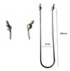 U TİPİ KIVRIK 2500W 100CM BENMARİ REZİSTANSI 