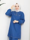 Doque Tunik Pantolon Kadın İkili Kot Takım 56021 56022