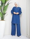 Doque Tunik Pantolon Kadın İkili Kot Takım 56021 56022