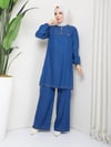 Doque Tunik Pantolon Kadın İkili Kot Takım 56021 56022