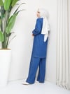 Doque Tunik Pantolon Kadın İkili Kot Takım 56021 56022