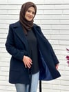  Belden Bağlı Kaşmir Kısa Kaşe Kaban, Kısa Kaşe Kaban,4669 