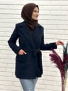  Belden Bağlı Kaşmir Kısa Kaşe Kaban, Kısa Kaşe Kaban,4669 
