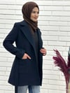  Belden Bağlı Kaşmir Kısa Kaşe Kaban, Kısa Kaşe Kaban,4669 