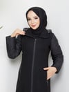 Doque Kolları Şişme Kapitone Kışlık Kadın Kaşe Kaban 57029