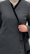 Günay Karaca Kışlık İnce Kaşe Bayan Kaban 4435K