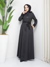 Doque Mevsimlik Kışlık Tam Boy Kazayağı Desen Kadın Mevlana Model Pardesü 55031