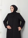 Günay Karaca Büyük Beden Anne Kışlık Kaşe Pardesü