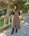 Doque Kadın Uzun Kışlık 125 cm Kapitone Şişme Yelek 50006