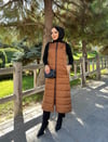 Doque Şişme Kapitone Elyaf Dolum Kadın Kışlık Uzun Spor Yelek 50007