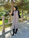 Doque Şişme Kapitone Elyaf Dolum Kadın Kışlık Uzun Spor Yelek 50007
