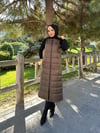 Doque Şişme Kapitone Elyaf Dolum Kadın Kışlık Uzun Spor Yelek 50007