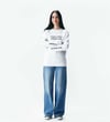 BUGÜN EVDEN ÇIKASIM YOK BEYAZ SWEATSHIRT