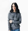 RAKIMIZ VAR İÇESİM YOK ANTRASİT SWEATSHIRT