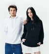 VARSAYALIM YOKUM KAPÜŞONLU SİYAH SWEATSHIRT
