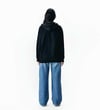 VARSAYALIM YOKUM KAPÜŞONLU SİYAH SWEATSHIRT