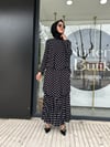 ALMARWAH PUANTİYELİ VİSKON ELBİSE 6253