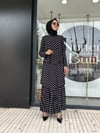 ALMARWAH PUANTİYELİ VİSKON ELBİSE 6253