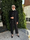 GHISA SİYAH PULLU TAKIM 4065