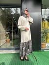 İNVEE KOTON ELBİSE BEJ 6763