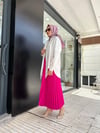 İNVEE PLİSELİ ETEK FUŞYA 6466