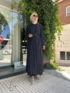 MİSSWHENCE  İKİLİ ELBİSE ÖZEL TASARIM 35853 LACİVERT