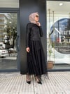 NURCAN ÇETİN ABİYE ETEK TAKIM 7402 SİYAH