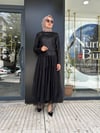 NURCAN ÇETİN ABİYE ETEK TAKIM 7402 SİYAH