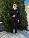 QMASH SİYAH GÖMLEK TUNİK 9156