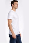 Erkek Süprem Bisiklet Yaka Beyaz T-Shirt 951