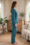 7214 BATİK DESEN PATLI PİJAMA TK.