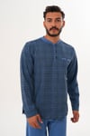 8008 ZİGZAG DESEN PATLI PİJAMA TK.
