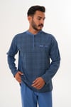 8008 ZİGZAG DESEN PATLI PİJAMA TK.